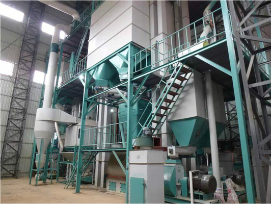 Livestock Animal Feed Pellet Production Line Chicken Feed Processing Machine